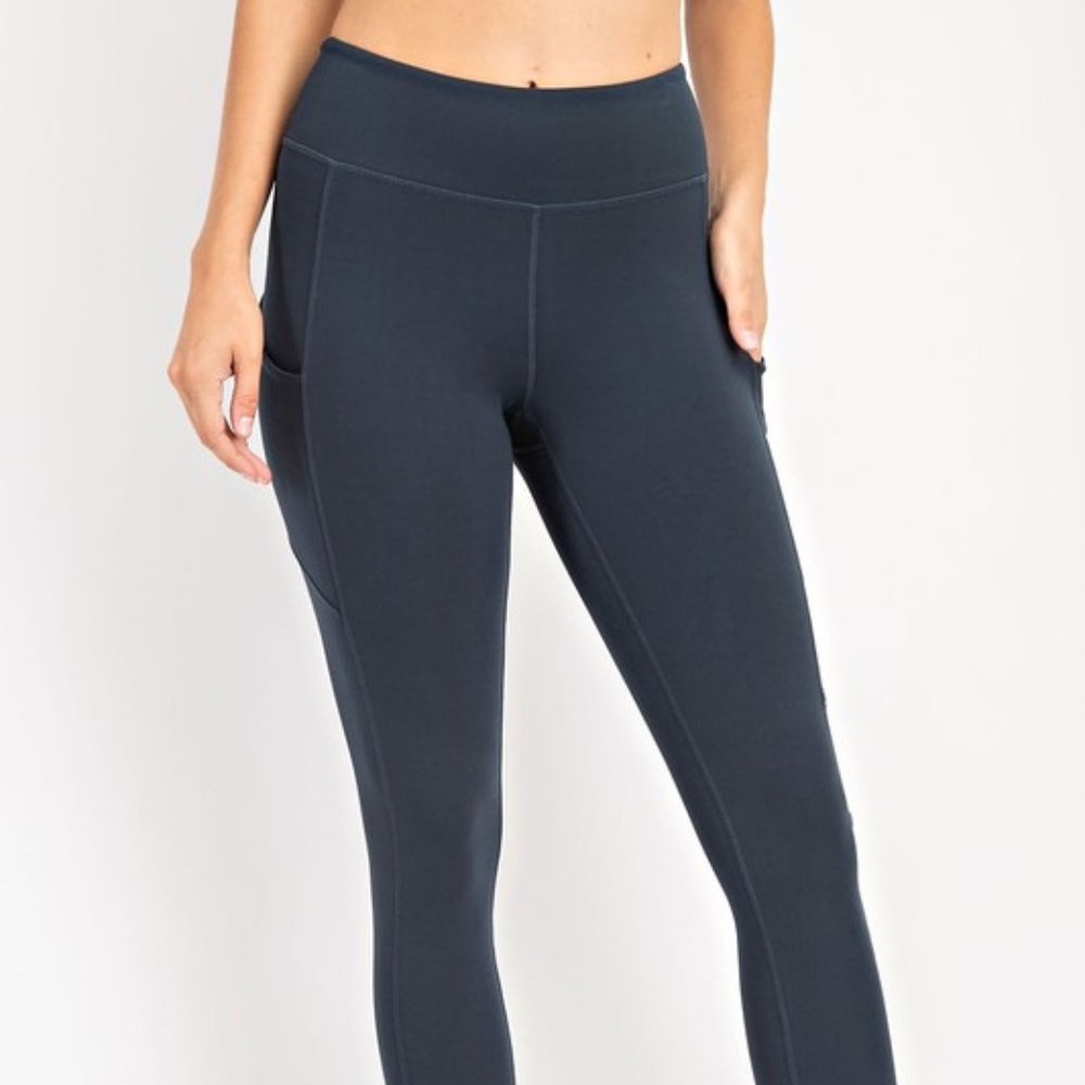 Full Length Leggings with Wide Waistband NWT